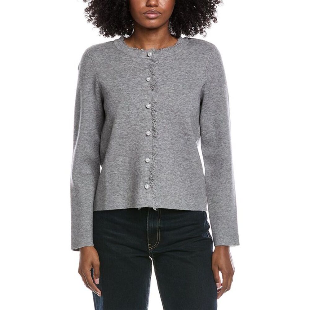 Cece Womens  Fringe Cardigan